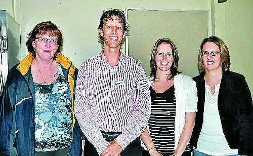 Scott Dutton with Debbie Rouen, Emily Perkins and Sophia McLucas. Scott Dutton with Debbie Rouen, Emily Perkins and Sophia McLucas.